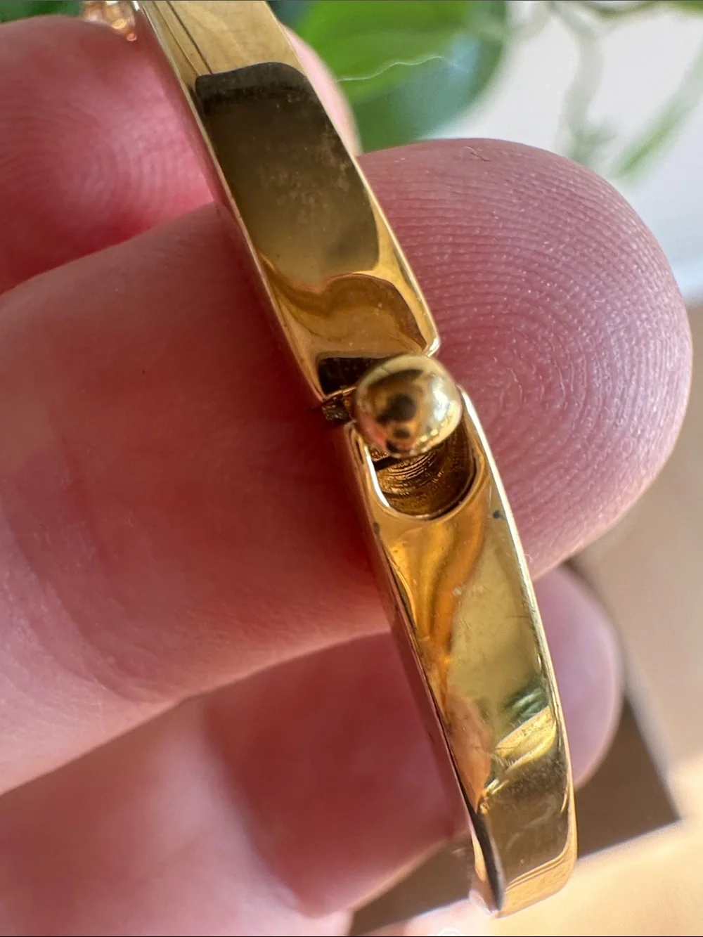 Coach Gold-Tone Set of 2 Signature Bangle Bracelets and earrings